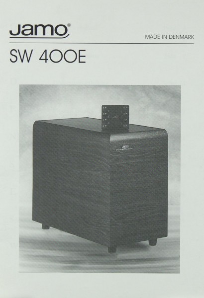 Jamo SW 400 E Manual