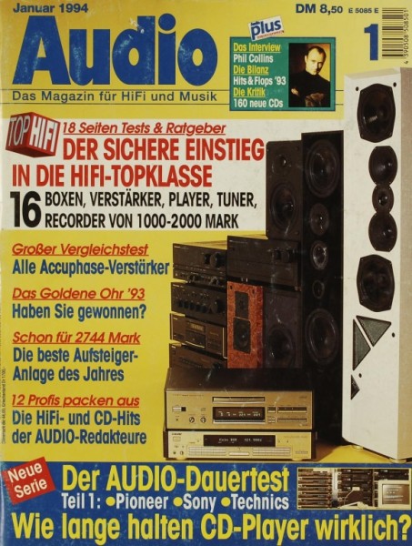 Audio 1/1994 Zeitschrift