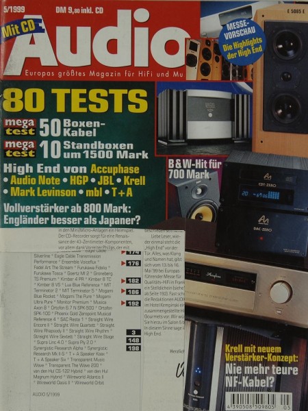 Audio 5/1999 Magazine