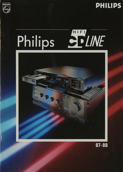 Philips Lieferübersicht 1987/88 Prospekt / Katalog