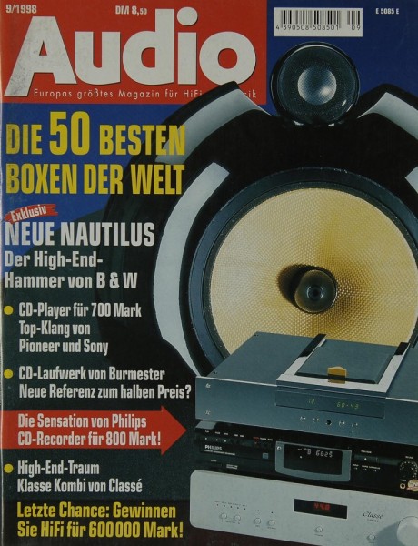 Audio 9/1998 Zeitschrift