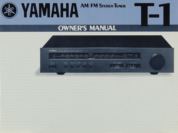 Yamaha T-1 Bedienungsanleitung