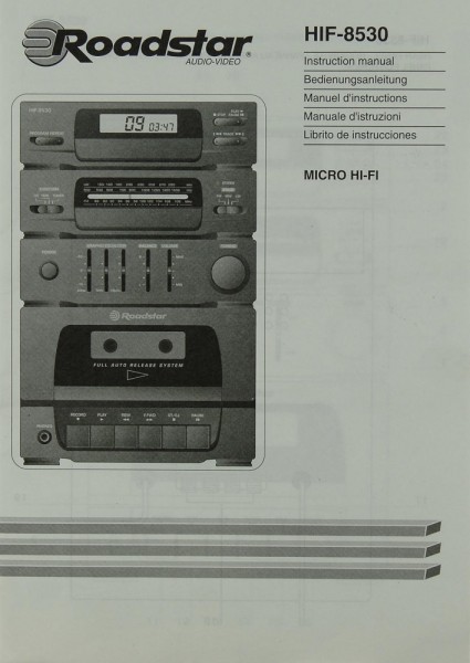 Roadstar HIF-8530 Manual