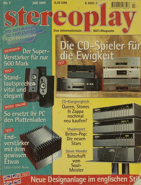Stereoplay 7/1995 Zeitschrift