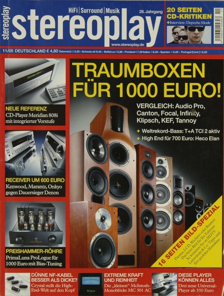 Stereoplay 11/2005 Zeitschrift