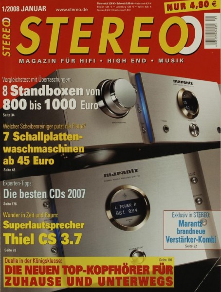 Stereo 1/2008 Zeitschrift