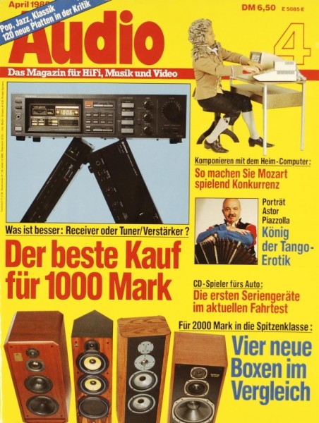 Audio 4/1985 Zeitschrift