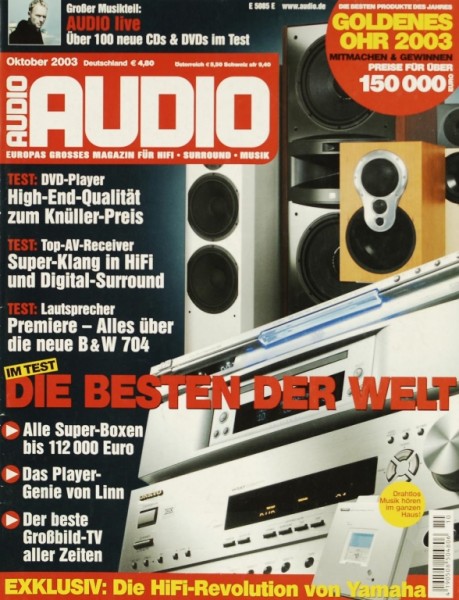 Audio 10/2003 Zeitschrift