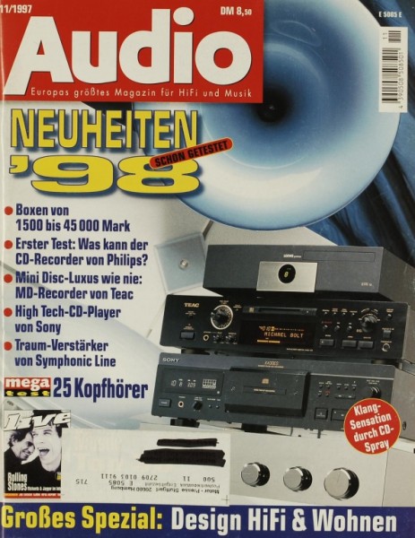 Audio 11/1997 Zeitschrift