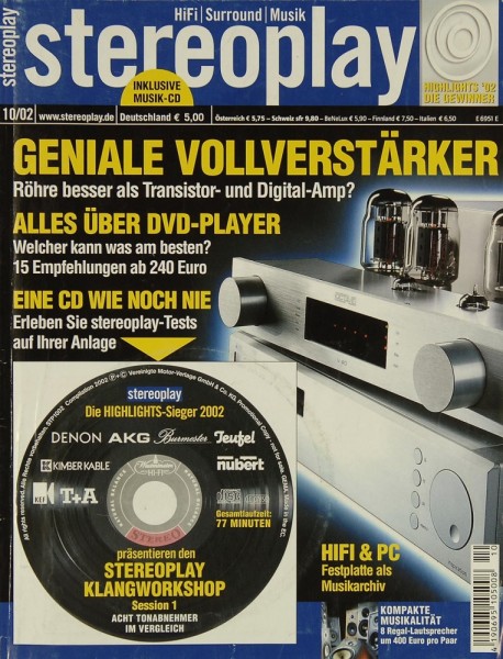Stereoplay 10/2002 Zeitschrift