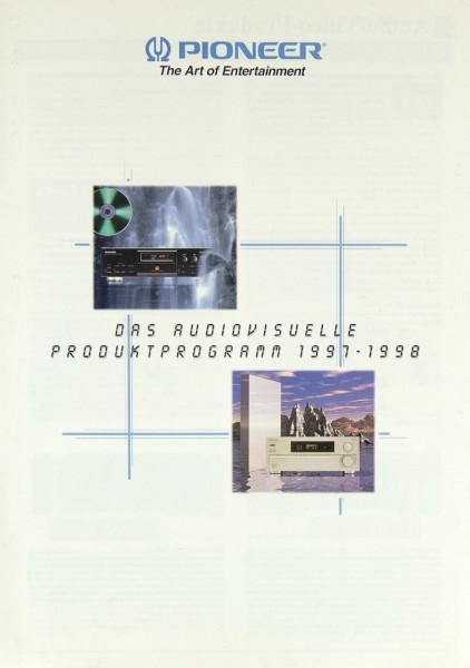 Pioneer Produktprogramm 1997-1998 Prospekt / Katalog